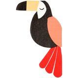 Meri Meri papirnate serviete die cut go wild toucan (20 kosov) Cene
