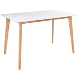 Bonami Essentials Blagovaonski stol s bijelom pločom Vojens, 120 x 70 cm