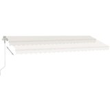  Automatska tenda sa senzorom za vjetar LED 500x300 cm krem | shoptok.hr