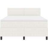 Box Spring Postelja z Vzmetnico, Krem, 160x200 cm, Žamet, (22081087) | Shoptok.si