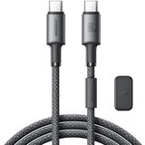 Joyroom USB-C NA USB-C KABEL 60W Z MAGNETNIM ORGANIZATORJEM 1,2M SIVA, (22070585) | Shoptok.si