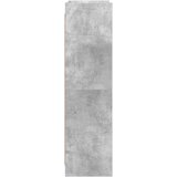 Police za knjige Betonska siva 87,5 x 30 x 111 cm | Shoptok.si
