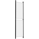 Sobna pregrada s 4 panela bijela 200 x 200 cm od tkanine | shoptok.hr