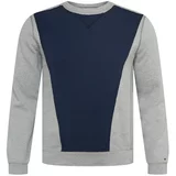 Tommy Remixed Sweater majica mornarsko plava / siva melange