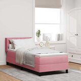  Krevet s opruga kutije Ružičasta 200 x 80 cm Baršun | shoptok.hr