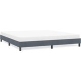 vidaXL posteljni okvir brez vzmetnice temno siva 180x220 cm žamet Cene