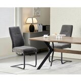 MID.YOU Set Nihajnih Stolov Tina, Antracit, 2 Kos | Shoptok.si