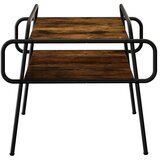  Stolić za kavu Dimljeni hrast 50 x 50 x 51 cm Konstruirano drvo - Dimljeni hrast 50 x 50 x 51 cm | shoptok.hr