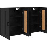  Kabinetski zidni 2 kom. Crni hrast 69,5 x 34 x 90 cm | shoptok.hr