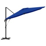  Roma dežnik Modra 286 x 285 x 265 cm Poliester in aluminij, (5000045961) | Shoptok.si