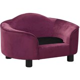 SOFA za pse bordo 67 x 47 x 36 cm plišana | shoptok.hr