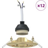  svetilke Komplet 12 Zlato Kovina, Plastika 9 cm Lahke | Shoptok.si