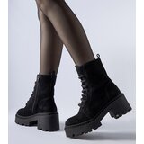 Gemre Black insulated heeled boots Karino | Shoptok.si