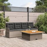  3-dijelni set vrtnih sofa od poliratana s jastucima bež | shoptok.hr