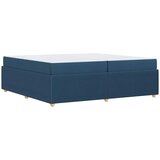  Krevetna konstrukcija s madracem Plava 200 x 200 cm tkanina | Eponuda.com