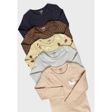 Sinsay Pamučni bodi s motivom psića 5 pack | shoptok.hr