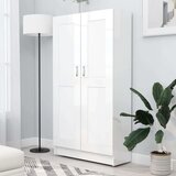 vidaXL Ormarić za knjige visoki sjaj bijeli 82,5x30,5x150 cm iverica | shoptok.hr