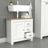 MID.YOU Omarica Za Pod Umivalnik Balusa L, Bela, Barva Hrasta | Shoptok.si