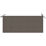 vidaXL sklopiva vrtna klupa s jastukom 118 cm od bambusa | shoptok.hr