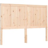  Kreveta s uzglavljem 120 x 200 cm od masivnog drva | shoptok.hr