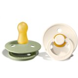 Bibs duda varalica - lateks Colour (okrugle) - Ivory/Sage (vel.1) BIBS-IVS-1 | shoptok.hr