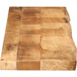 Stolna Mizna plošča 140x30x3,8cm naraven rob trden robusten mangov les, (21410731) | Shoptok.si