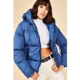 Bianco Lucci Women's Hooded Down Jacket