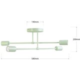  plafonski luster cambridge 4xE27/15W/230V zelena | Eponuda.com