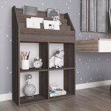 vidaXL Stalak za dječje časopise sivi/boja hrasta 71x30x114 cm iverica Cijene