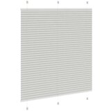 vidaXL Plisirana žaluzija svetlo siva 115x100 cm Širina tkanine | Shoptok.si