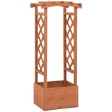 vidaXL rešetkasta sadilica s lukom 49 x 39 x 117 cm masivna jelovina Cijene