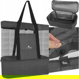  2u1 vodootporna UV oxford termo rashladna torba za piknik i plažu 20L crna | shoptok.hr