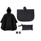 INF Vodoodporen pohodniški dežni pončo s kapuco, lahek dežni plašč za kampiranje na prostem Black, (21757094) | Shoptok.si