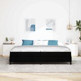  s opruga kutije Crna 200 x 200 cm tkanina | shoptok.hr
