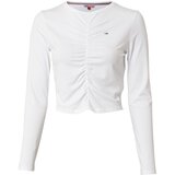 Tommy Jeans Majica mornarska / rdeča / bela | Shoptok.si