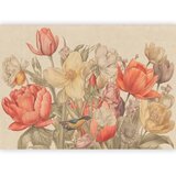  Foto tapeta - Bouquet of flowers on a cream background 392x280 | shoptok.hr