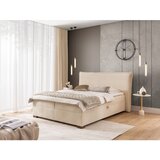 Ropez Bež boxspring krevet s prostorom za odlaganje 160x200 cm Lysa – | shoptok.hr