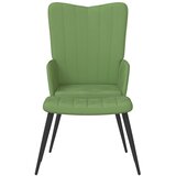  Stolica za opuštanje s osloncem za noge svjetlozelena baršun | shoptok.hr