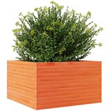  Vrtna sadilica voštano smeđe boje 80x80x45,5 cm od borovine | shoptok.hr