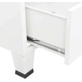 vidaXL garderobna omara bela 90x50x180 cm kovina | Shoptok.si