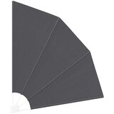  Zaslon za privatnost na balkonu 140 x 140 cm Poliester Crna | shoptok.hr