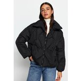 Trendyol Black Oversize Water Repellent Inflatable Quilted Coat | Shoptok.si