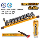 Ingco set udarnih nasadnih ključeva 3/8" 10/1 HKISSD38104 | ePonuda.com