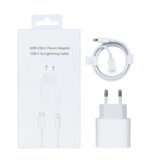 Kućni punjač EIMA EM-20 USB-C 20W PD Quick Charge 3.0 za Iphone + kabal Type C na Lighting Cene