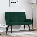  Kauč za dvoje Tamnozelena 115 x 61 x 87 cm Baršun | shoptok.hr