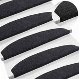  Samoljepljivi stepenasti ulošci 15 pcs Crna 80 x 24,5 x 3,5 cm | Eponuda.com