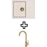 Aquasanita Set Tesa SQT102AW + Vida PVD Zlato/Silica | shoptok.hr