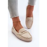 Boto Women's Beige Faux Leather Loafers Celoria | shoptok.hr