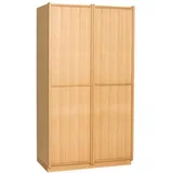 Ormar u dekoru hrasta u prirodnoj boji 100x181x55 cm Kura –