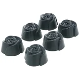 Silikonski modeli v kompletu 6 ks za mafine ø 7 cm Rose –